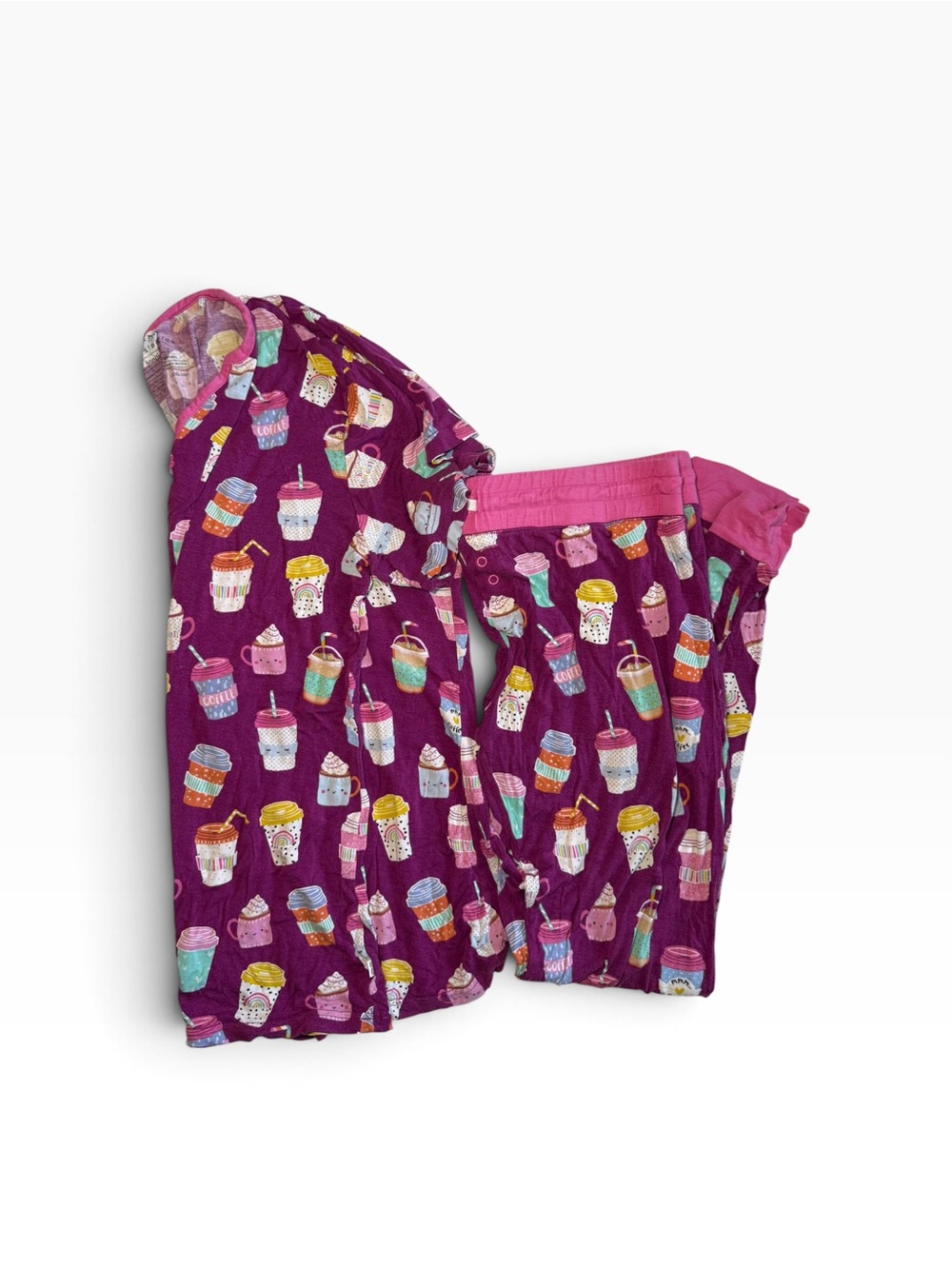 Little Sleepies I Love you A Latte Pajama Set Womens